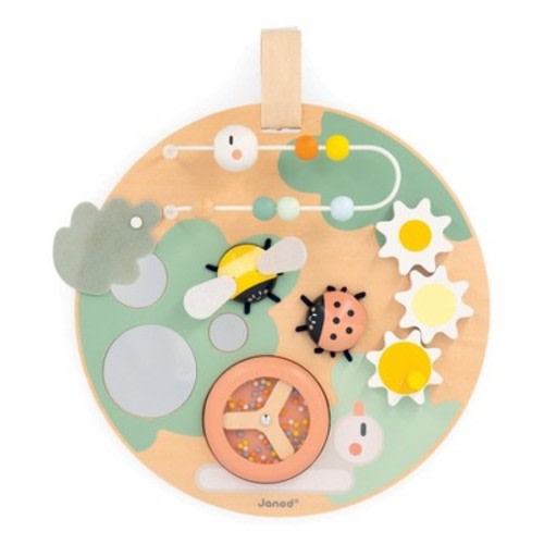 Janod Sweet Cocoon Busy Board - Montessori Buyboards & Toys for Kids & Toddlers