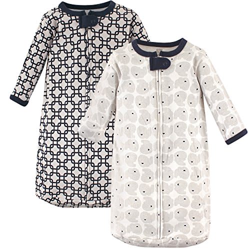 Hudson Baby BabyCotton Long-Sleeve Wearable Sleeping Bag, Sack, Blanket
