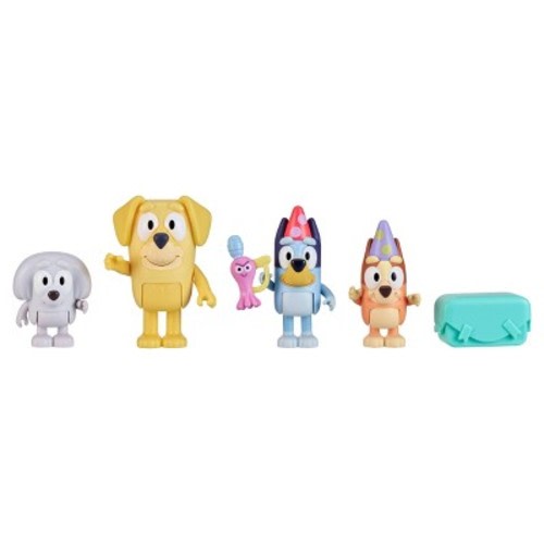 Bluey Pass the Parcel Figures - 4pk
