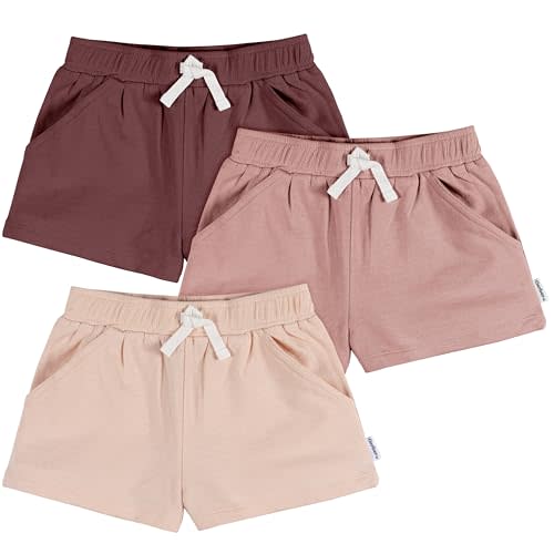 Gerber Baby Girls' 3-Pack Knit Shorts
