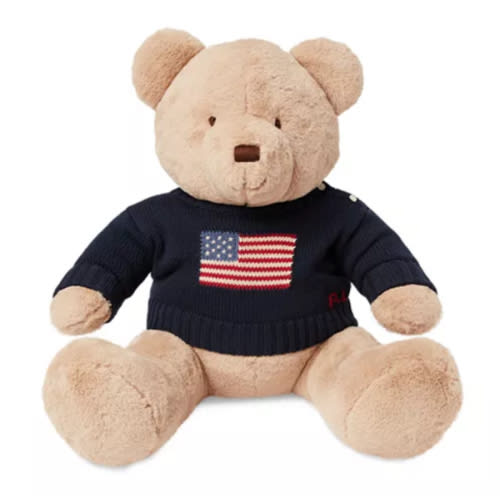 Large Flag-Sweater Polo Bear - Ages 0+