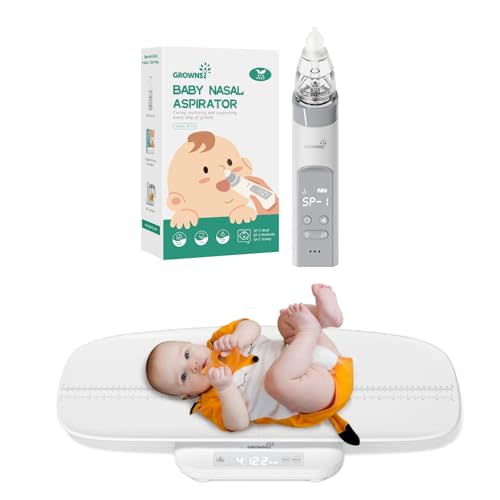 GROWNSY Nasal Aspirator for Baby with Multifunctional Baby Weight Scale