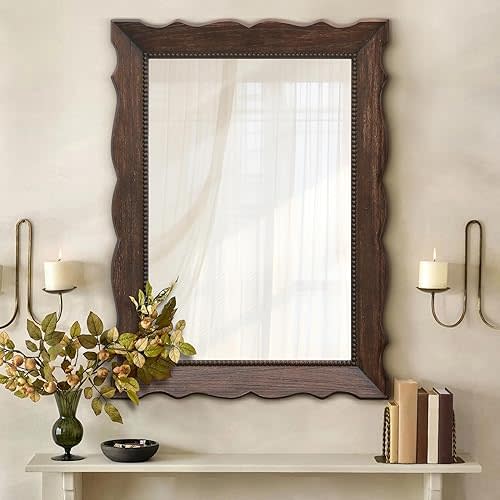 Rustic Wooden Framed Mirror
