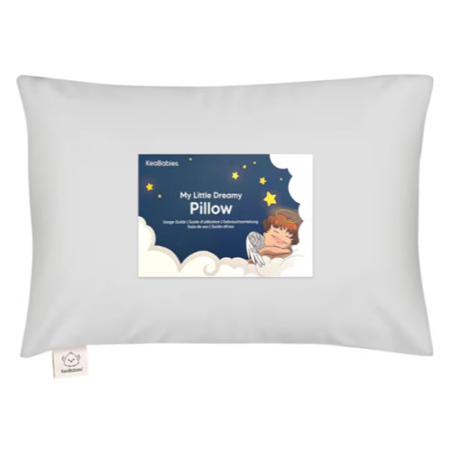 Amazon.com: Toddler Pillow with Pillowcase - 13x18 My Little Dreamy Kids Travel Bed Pillows for Sleeping, Organic Cotton Small Pillowcase, Soft & Breathable, Machine Washable, Toddlers 2-5 years old (French Gray) : Baby