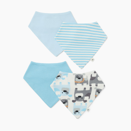 Small Story Bandana Bib (4 Pack) - Dapper Dogs, Os