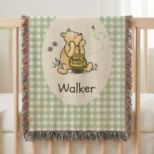 Pooh Toddler Blanket Pooh Baby Shower Gifts Pooh Nursery Blanket Pooh Nursery Décor Pooh Blanket for Newborn Neutral Pooh Blanket Pooh Quilt