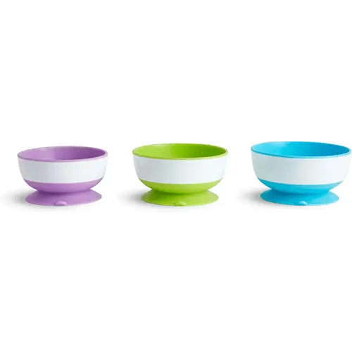 Munchkin 3pk Stay-put Suction Bowls : Target