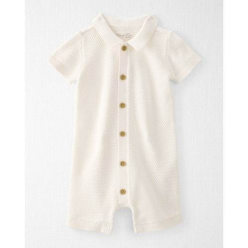 Baby Organic Cotton Sweater Knit Romper - Little Planet | Carter's