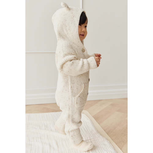 Bear Knit Onepiece - Pistachio Fleck – Jamie Kay USA