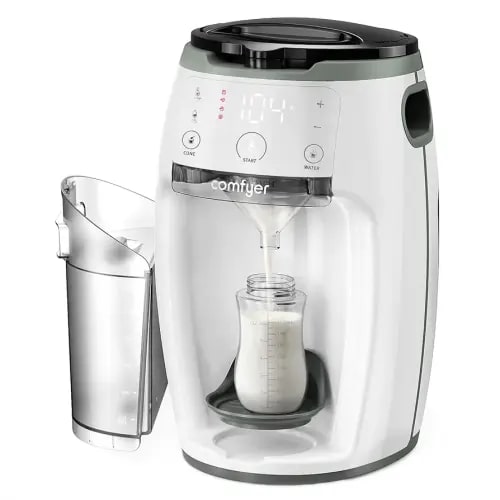 Instant Formula Maker comfyer, Customizable and Automatic Formula Dispenser Machine with Accurate Temperature Control for Baby, Automatic Powder Blending for All Brands of Bottle and Formula, White