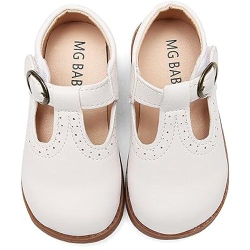 DADAWEN Girl's Classic Mary Jane School Uniform Shoes Flat Dress Shoes