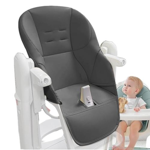 High Chair Covers for Baby, High Chair Cushion, Universial Replacement Cover for Gracos, Aoneo, Kosmic Jané, Peg Perego High Chair Seat Cover, Cot, Dark Gray, VUN5U6SKRWQSB88U9JQN
