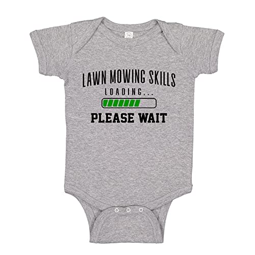 Lawn Mowing Skills Loading Baby Bodysuit One Piece Or Toddler T-Shirt Landscaper Baby Clothes