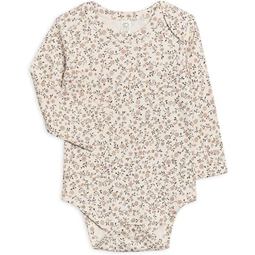 Colored Organics - Organic Cotton Baby Bodysuit - Long Sleeve Infant One Piece - 3-6M