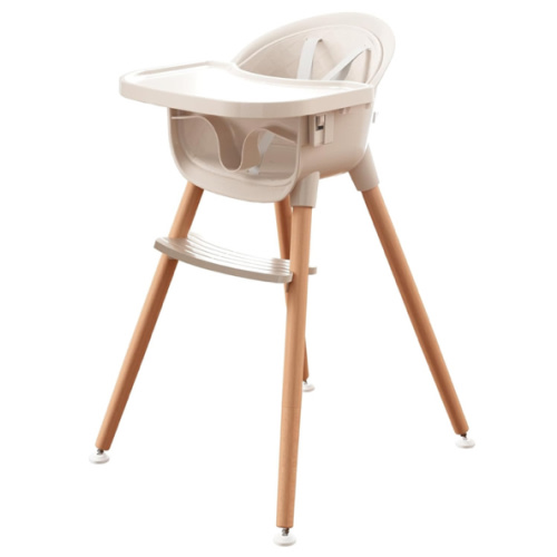 Fodoss 3-in-1 Wooden High Chair for Babies and Toddlers,Convertible Easy Clean Infant Highchair,Modern Design Silla para Comer De Bebe