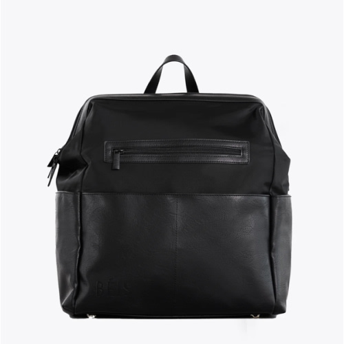 BÉIS 'The Diaper Backpack' in Black - Black Diaper Bag & Diaper Backpack