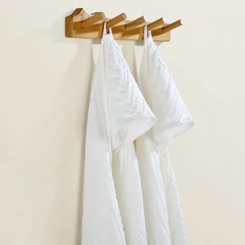 FAVERDIIY Hooded Baby Towels for Newborn, 2 Pack 100% Muslin Cotton Baby Bath Towel with Hood for Baby Toddler and Kids, Large 35x35 Inch Baby Boy & Girl Towels, Essentials Must Have