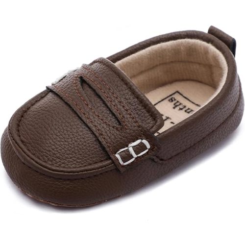 Infant Baby Boys Loafers | Dark Brown | 6-12M