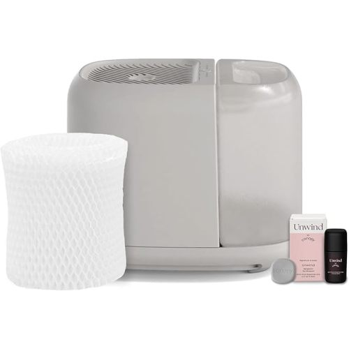 Canopy Large Room Humidifier, Moonstruck, Large Living Space, 36HR Run Time, 5.5L Tank - Includes Canopy Humidifier Plus, Diffusion Well, Unwind Aroma, Filter, Power Cord & Adapter