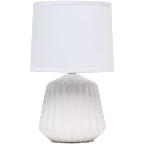 Simple Designs LT1120-OFF Table Lamp Off White