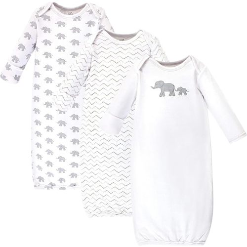Touched by Nature Unisex Baby Organic Cotton Gowns