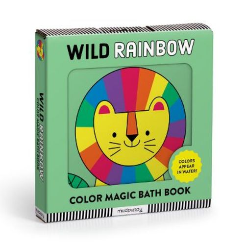 Wild Rainbow Color Magic Bath Book - By Mudpuppy