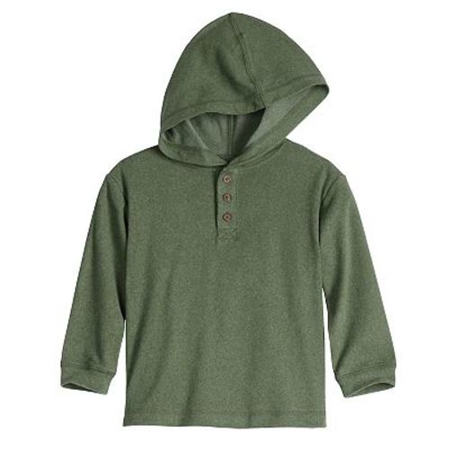 Baby & Toddler Boy Jumping Beans® Cozy Hooded Henley