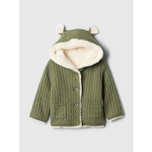 Baby CashSoft Cozy Bear Cardigan
