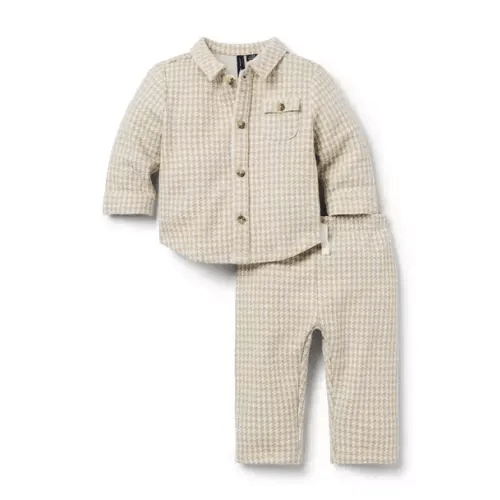 Baby Houndstooth Matching Set