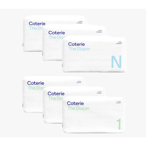 Coterie Ultra Soft Diapers Newborn Bundle