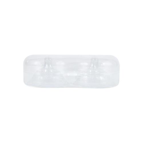 2 Pack Silicone Nipple Shields - Clear - One Size