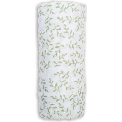 Muslin Swaddle Blanket, Greenery