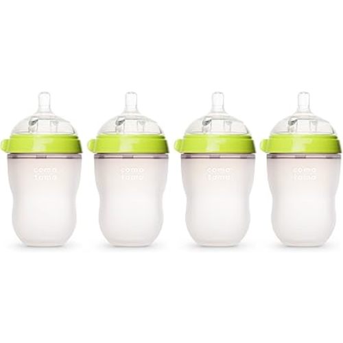 Comotomo Natural Feel Baby Bottle, 4 Pack