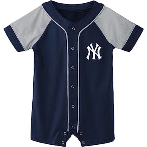 Outerstuff MLB Unisex-Baby Newborn & Infants 0-24 Months Little Slugger Creeper Bodysuit Romper