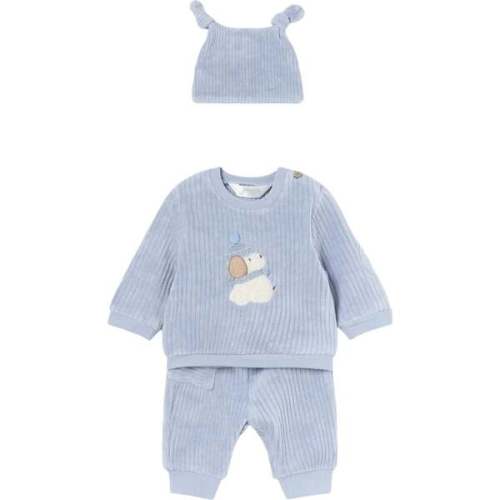 Winter Pup Corduroy Tracksuit, Blue - Mayoral | Maisonette