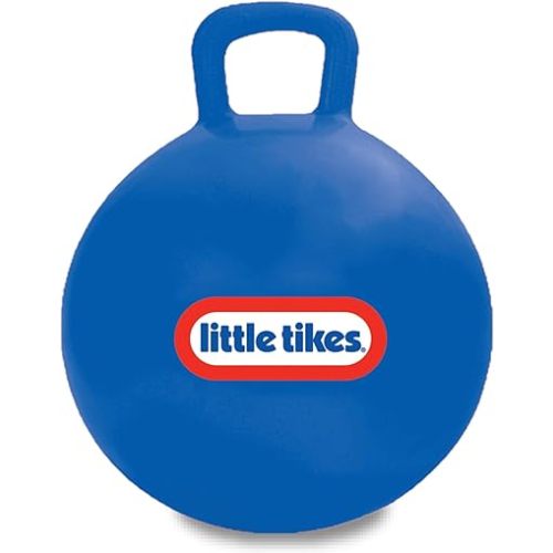 Little Tikes Bouncing Fun! Blue Hopper 9301B - Mega 18" Inflatable Heavy Gauge Durable Vinyl Ball - Deflates Easily for Storage - Exercise Learning Fun? YES - Use That Energy! for Kids Ages 4-8