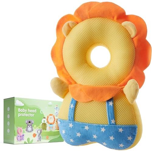 Baby Fall Back Head Protector - Baby Head Protector Backpack for Crawling Walking Gifts, Adjustable Toddlers Head Safety Pad Cushion