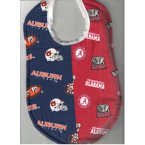 College House Divided Baby Bibs made with NCAA fabric-Handmade – HappinessHomemade