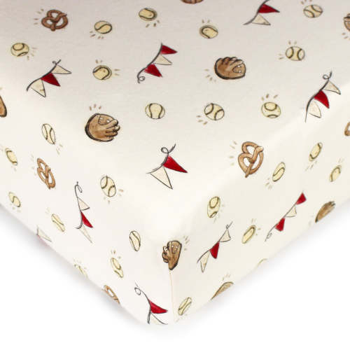 Organic Crib Sheets in Game Day – L'ovedbaby