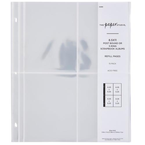 Album Refill Pages - 8 1/2&quot; x 11&quot;