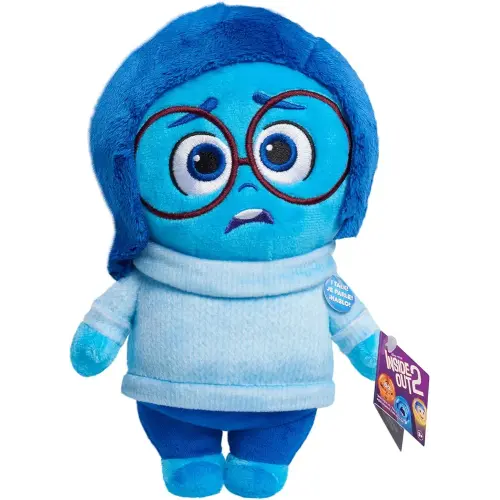 Inside Out 2 Talk It Out Small Plush - Sadness, Easter Basket Fillers, Gifts, Presents, Kids Toys for Ages 3 Up by Just Play