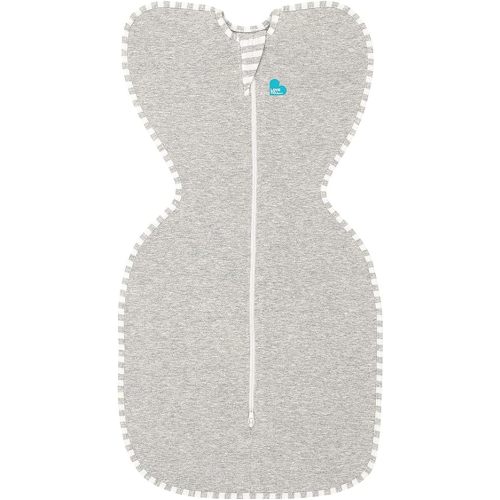 Love to Dream Swaddle UP, Baby Sleep Sack, Self-Soothing Swaddles for Newborns, Get Longer Sleep, Snug Fit Helps Calm Startle Reflex, New Born Essentials for Baby, 5-8.5 lbs, Grey