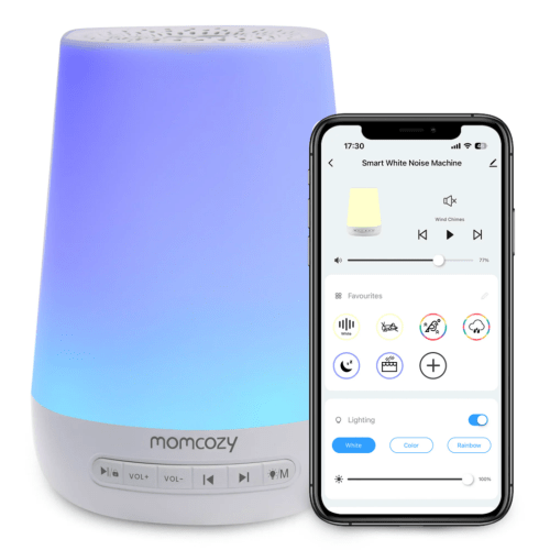 Momcozy Baby Sound Machine With Rest Night Light