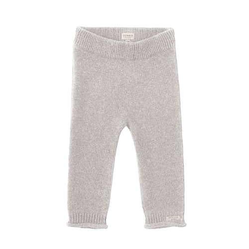 Trig Merino Wool Trousers | Soft Grey Melange