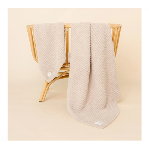Chenille Blanket - Oatmeal - Small & Large – Lou Lou & Company