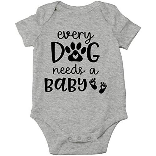CBTwear Every Dog Needs a Baby - Baby Clothes - Funny Newborn Bodysuit Outfits for Boys and Girls