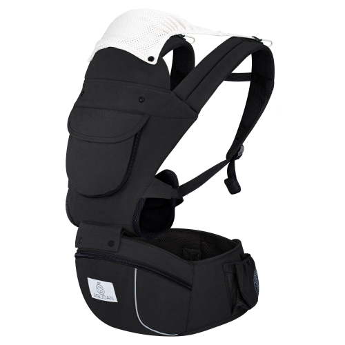 AGUDAN Baby Carrier with Hip Seat, 6 in 1 Ergonomic Unisex Waist Stool, 0-36 Months