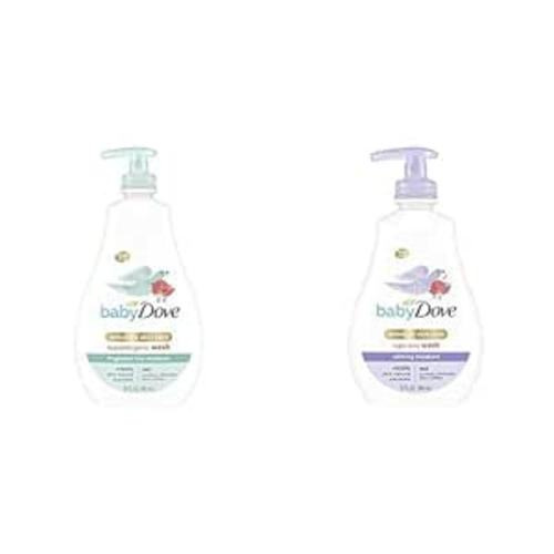 Baby Dove Tip to Toe Body Wash and Calming Nights Wash and Shampoo : Baby