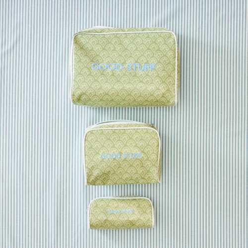 Patterned Toiletry Bag | Weezie Towels-Coral
