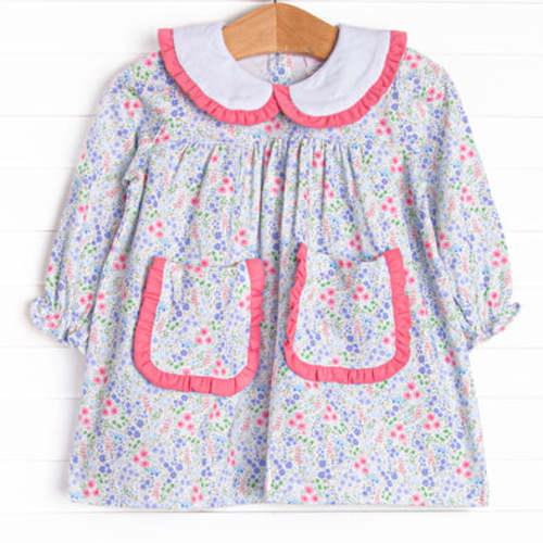 Paisley Pocket Dress, Pink Floral – Stitchy Fish